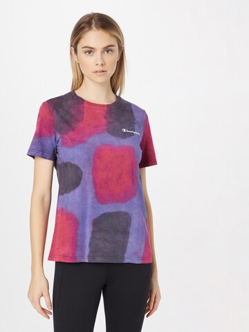 Champion Authentic Athletic Apparel T-Shirt in Lila: predná strana