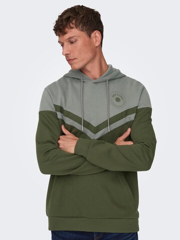 Sweat-shirt 'NEW WAGNER' Only & Sons en gris