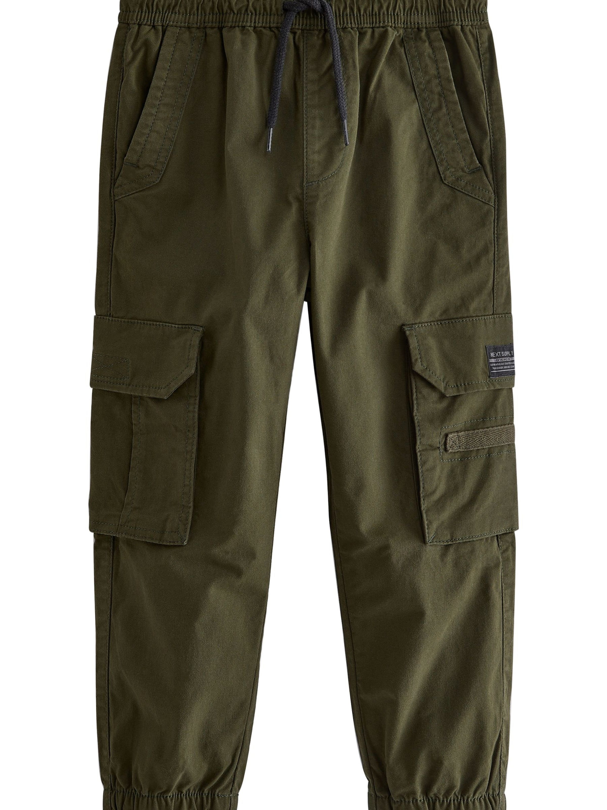 Next Tapered Housut värissä vihreä: etupuoli