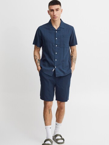!Solid Regular Chino Pants 'Aurelius' in Blue