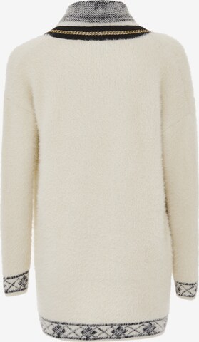 Cardigan faina en blanc