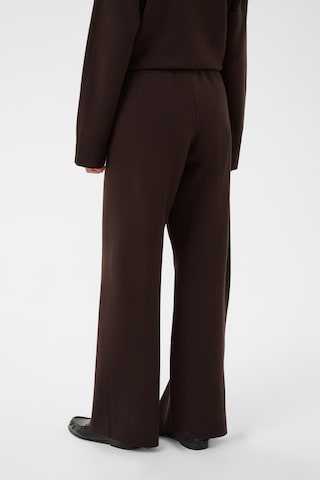 Part Two Wide leg Broek 'KatriePW' in Bruin
