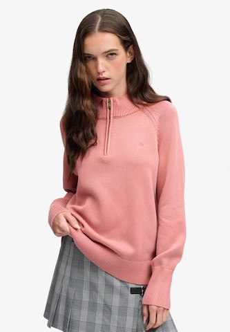 Superdry & Co Pullover in Pink: Vorderseite