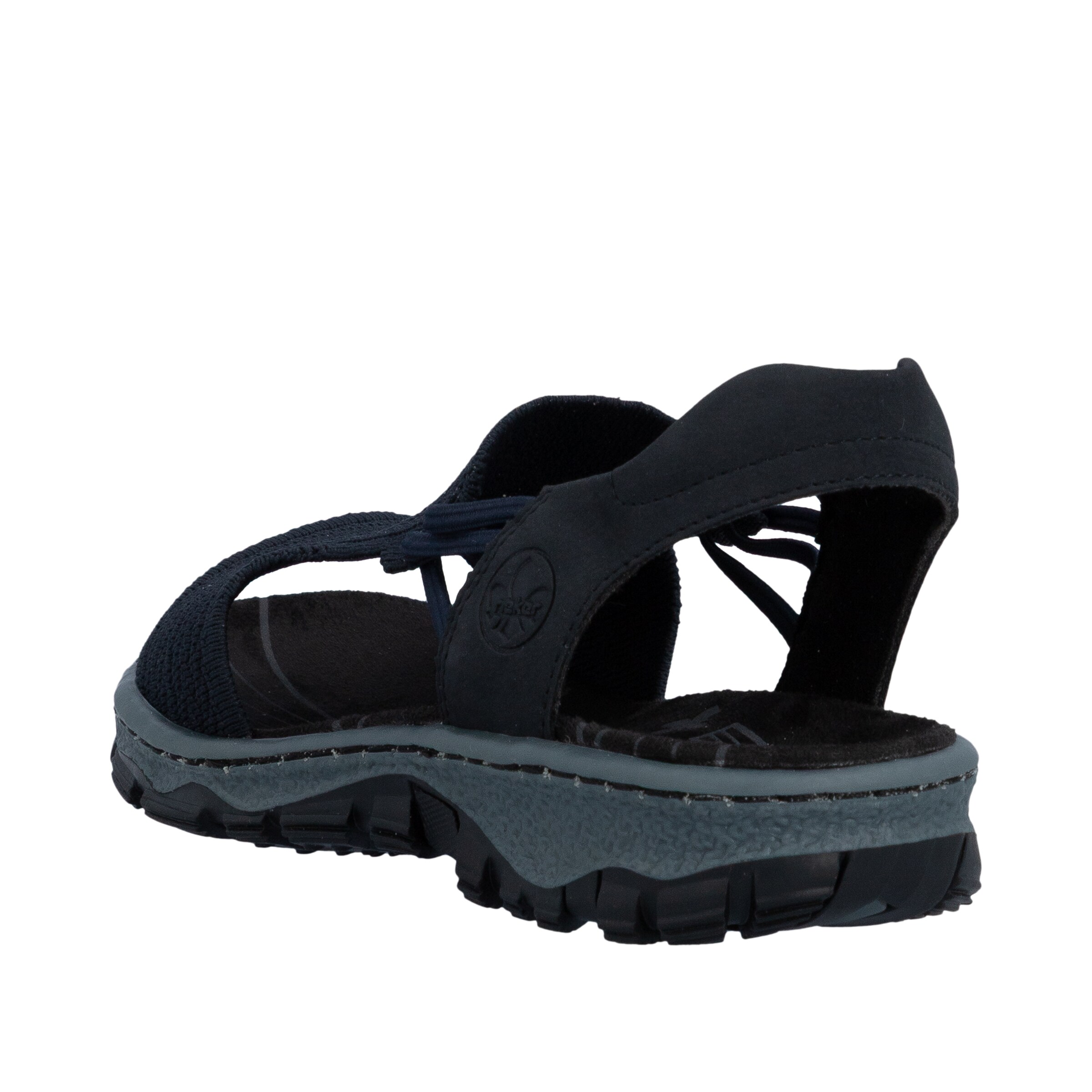 Sandales à lanières Rieker en noir