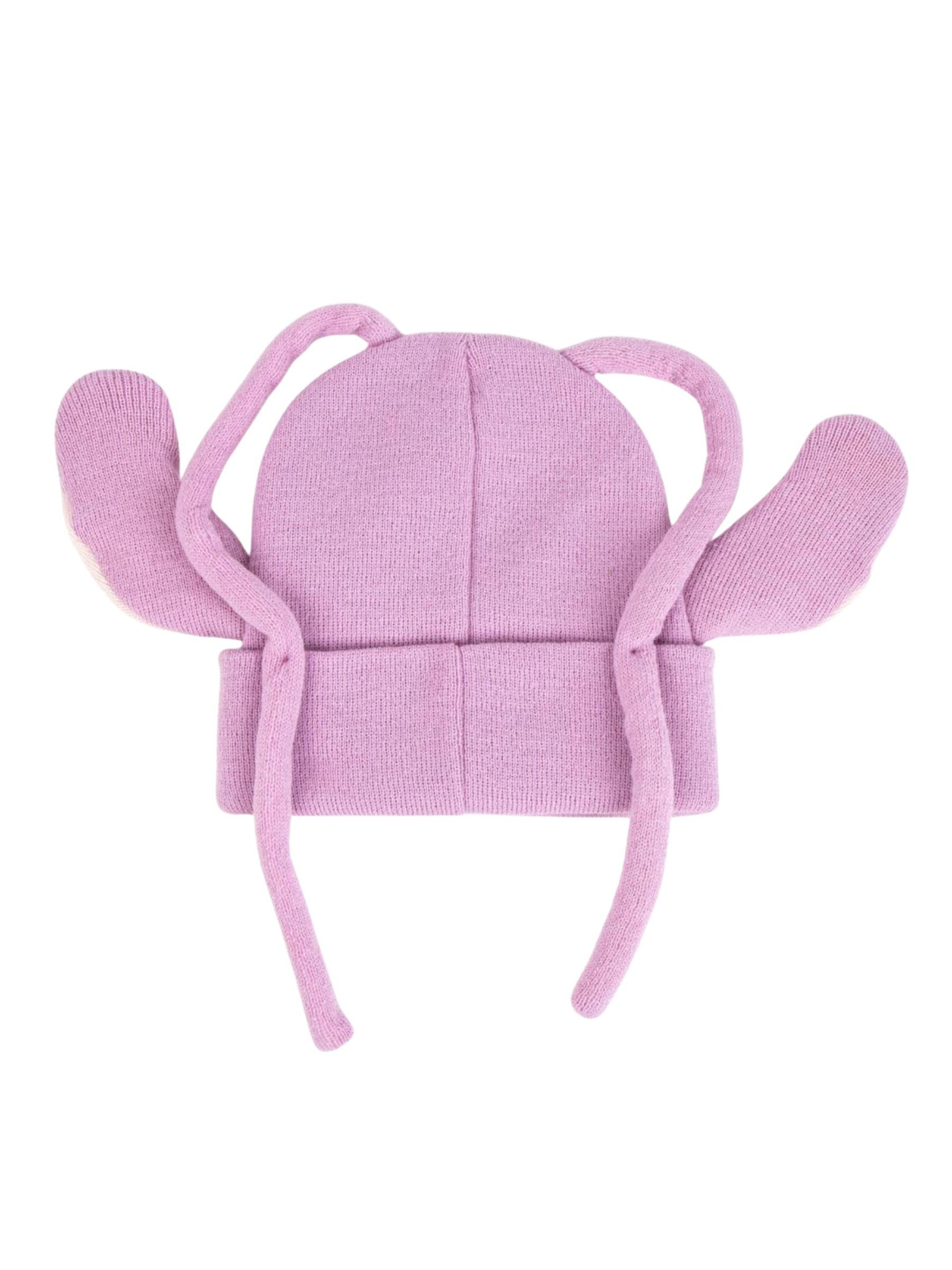 DISNEY Mütze 'Strickmütze mit Punktstich-Muster'‌‌‌‌ in Pink