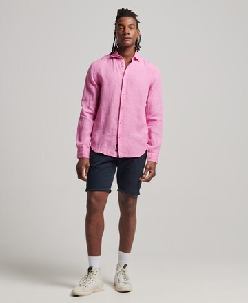 Superdry Regular fit Overhemd in Roze