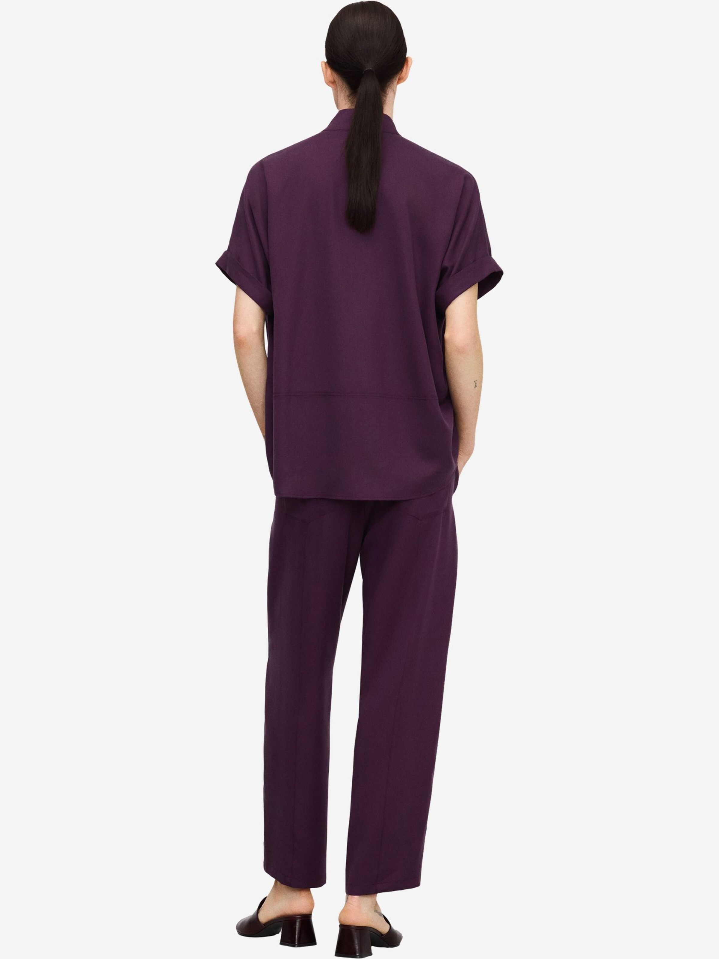 Adolfo DominguezDirndl bluza - ljubičasta boja