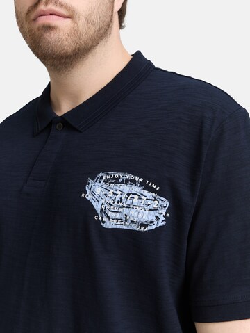TOM TAILOR Men + Poloshirt in Blau