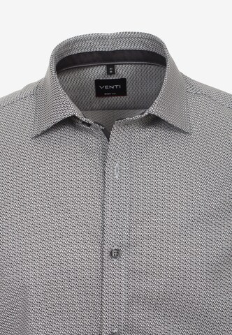 VENTI Slim fit Business Shirt in Grey