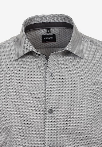 VENTI Slim fit Business Shirt in Grey