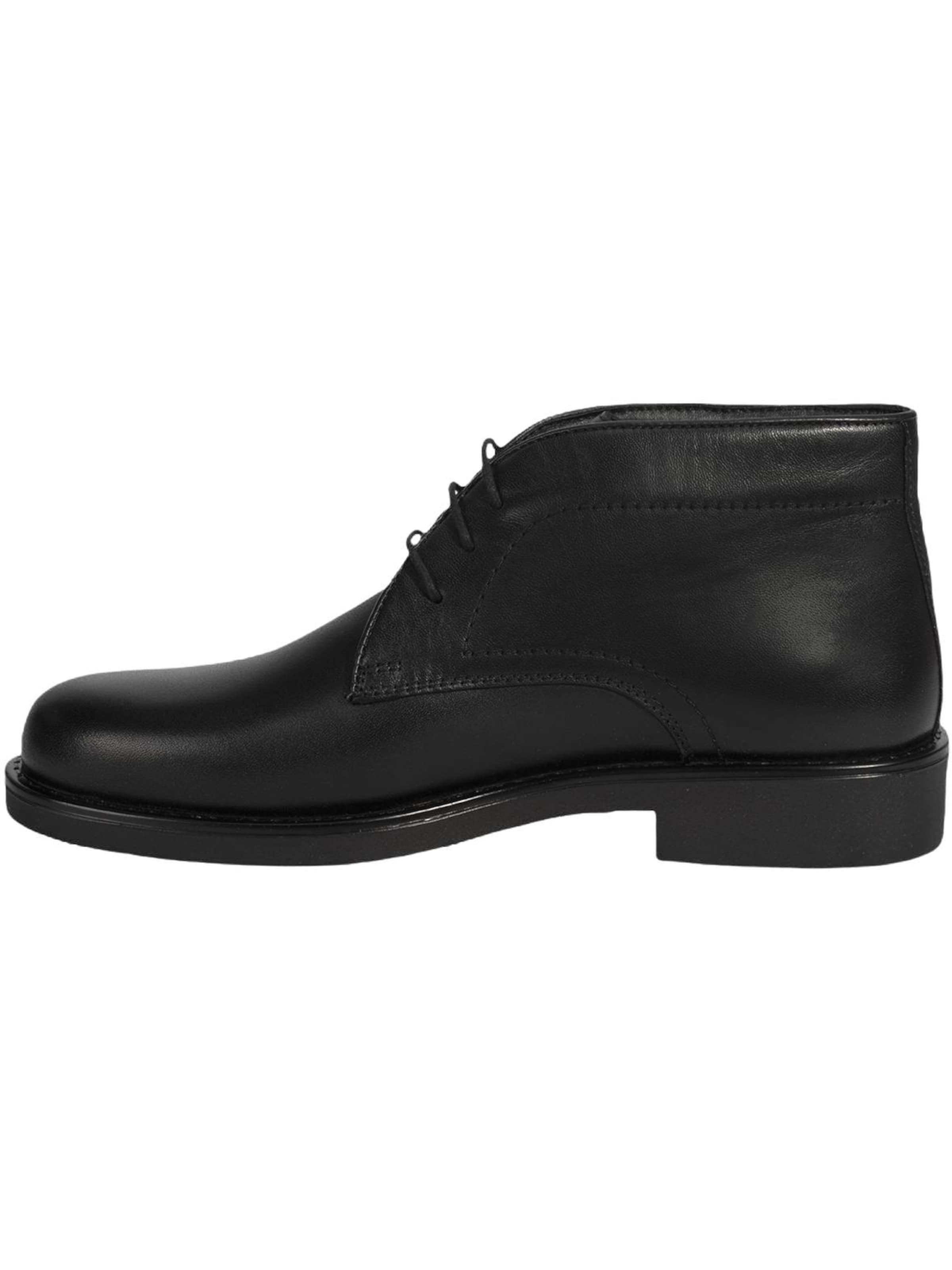 Desa - Botines chukka en negro: frente