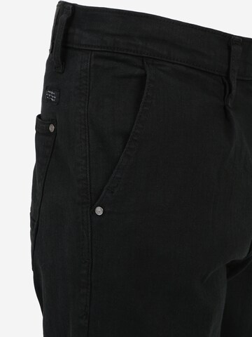 BLEND Tapered Pleated Jeans in Black