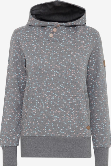 Oxmo Sweatshirt 'Beate' in L in blau / grau / pink / weiß, Produktansicht