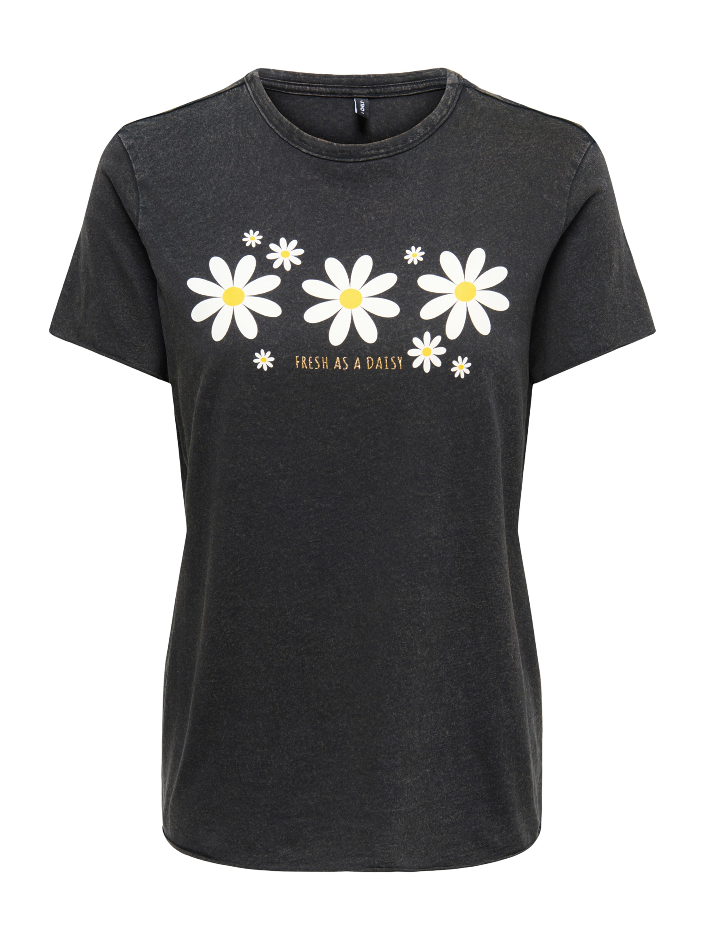 T-shirt 'ONLLUCY' ONLY en noir : devant