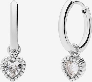 Lucardi Ohrringe in Silber: Vorderseite