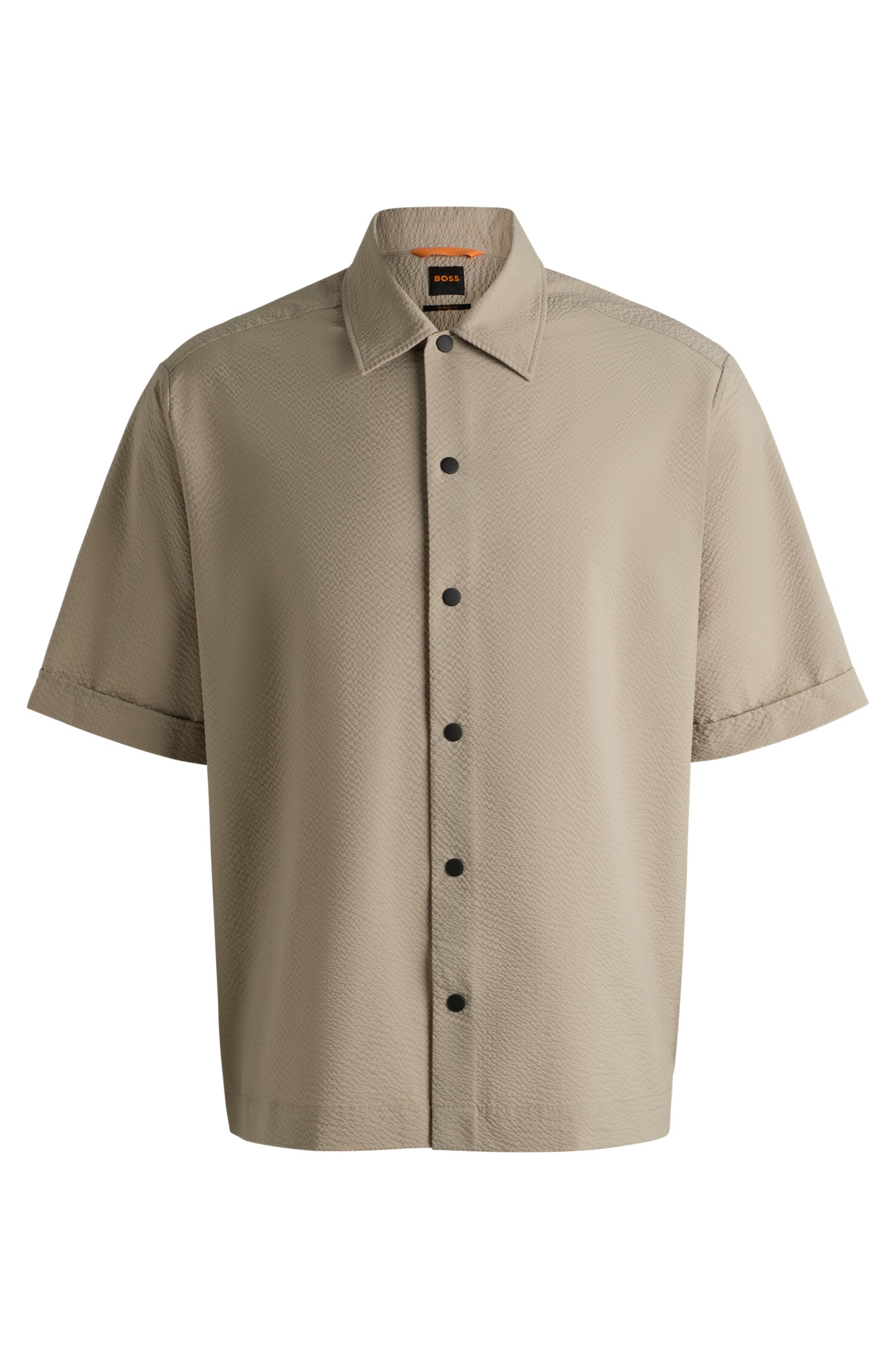 BOSS Hemd in Beige: Vorderseite