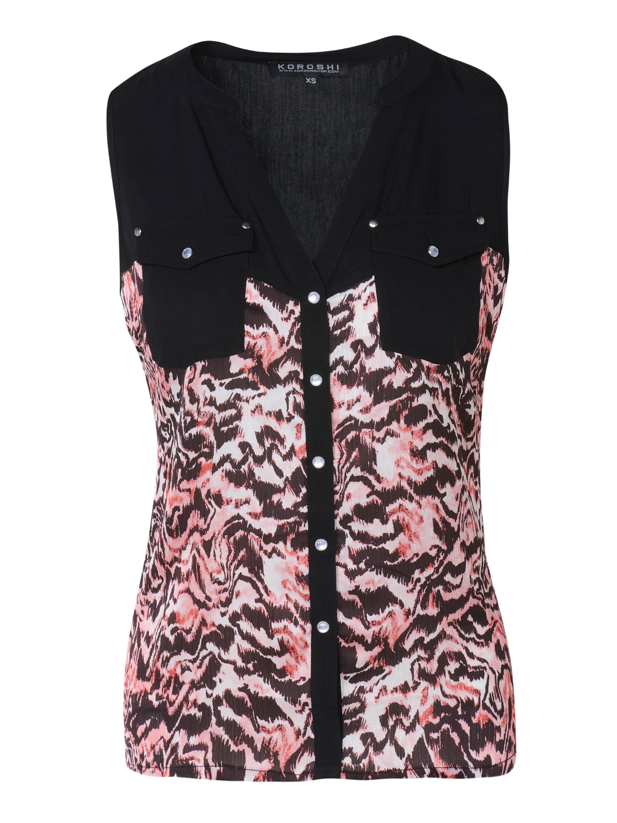 KOROSHI Blúzka - Ružová: predná strana