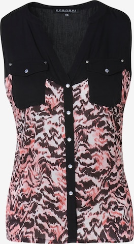 KOROSHI Blouse in Pink: front