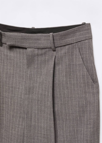 Wide Leg Pantalon à plis 'aros' MANGO en gris