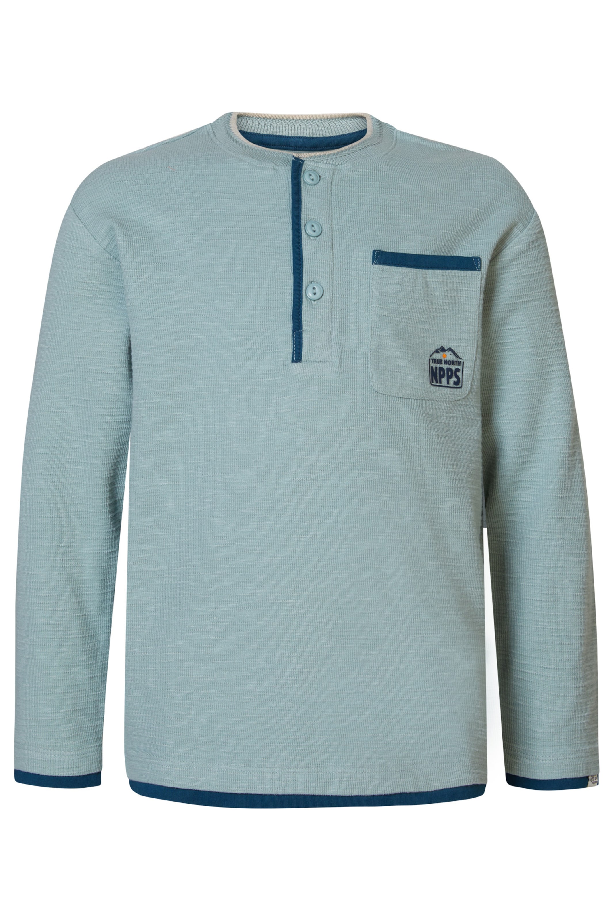 T-Shirt ' Houdan ' Noppies en bleu : devant