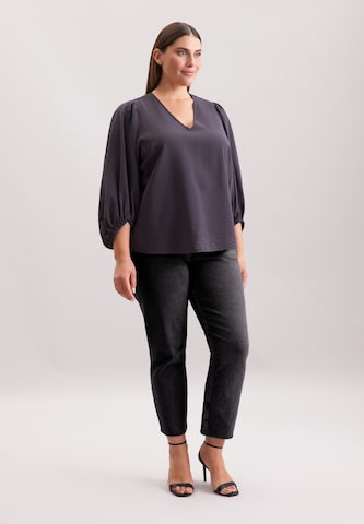 SEIDENSTICKER Blouse ' Schwarze Rose ' in Grey