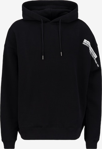 ALPHA INDUSTRIES Sweatshirt in Schwarz: predná strana