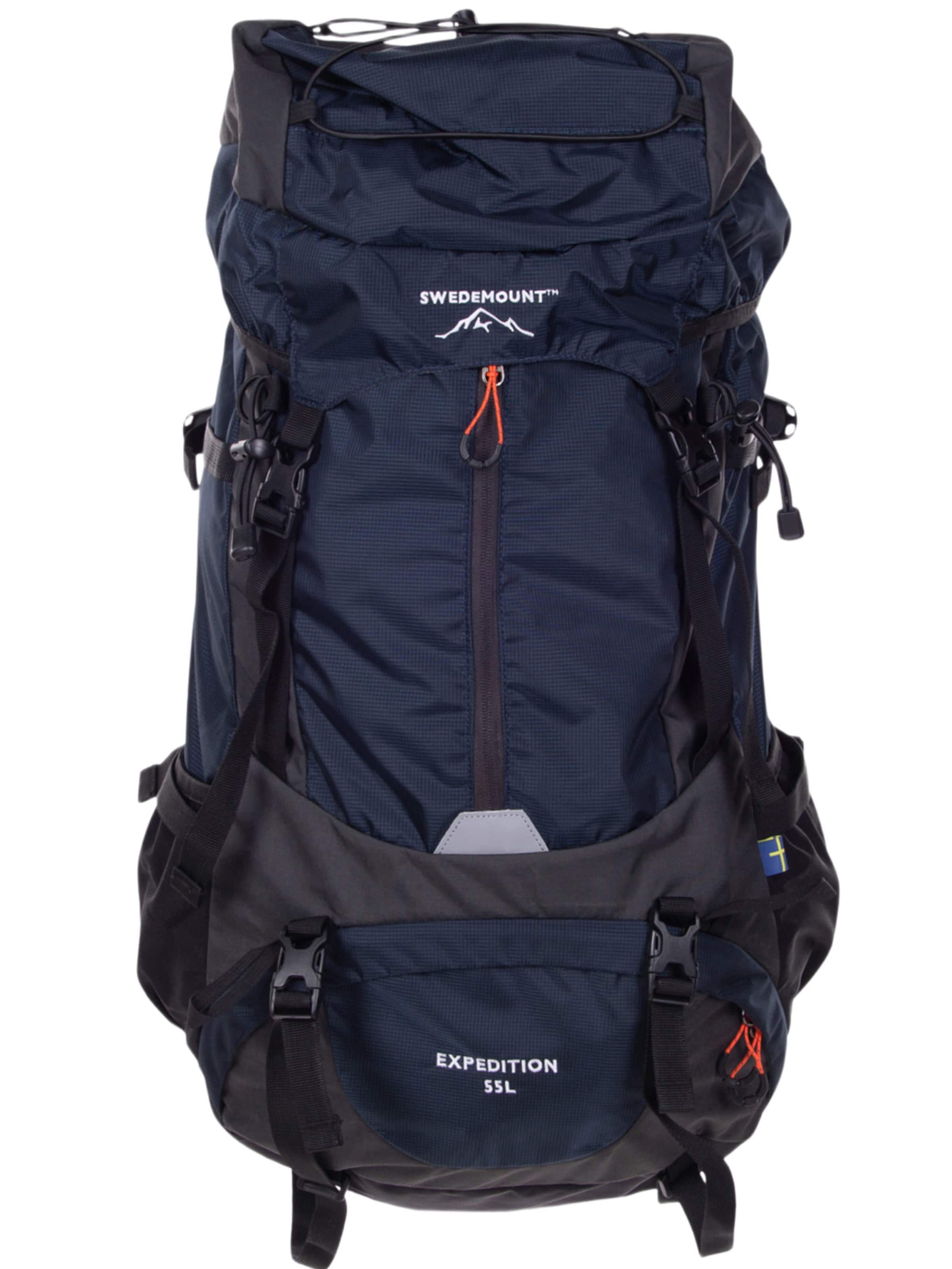 SWEDEMOUNT Sports Backpack 'Expedition' in Blue: front