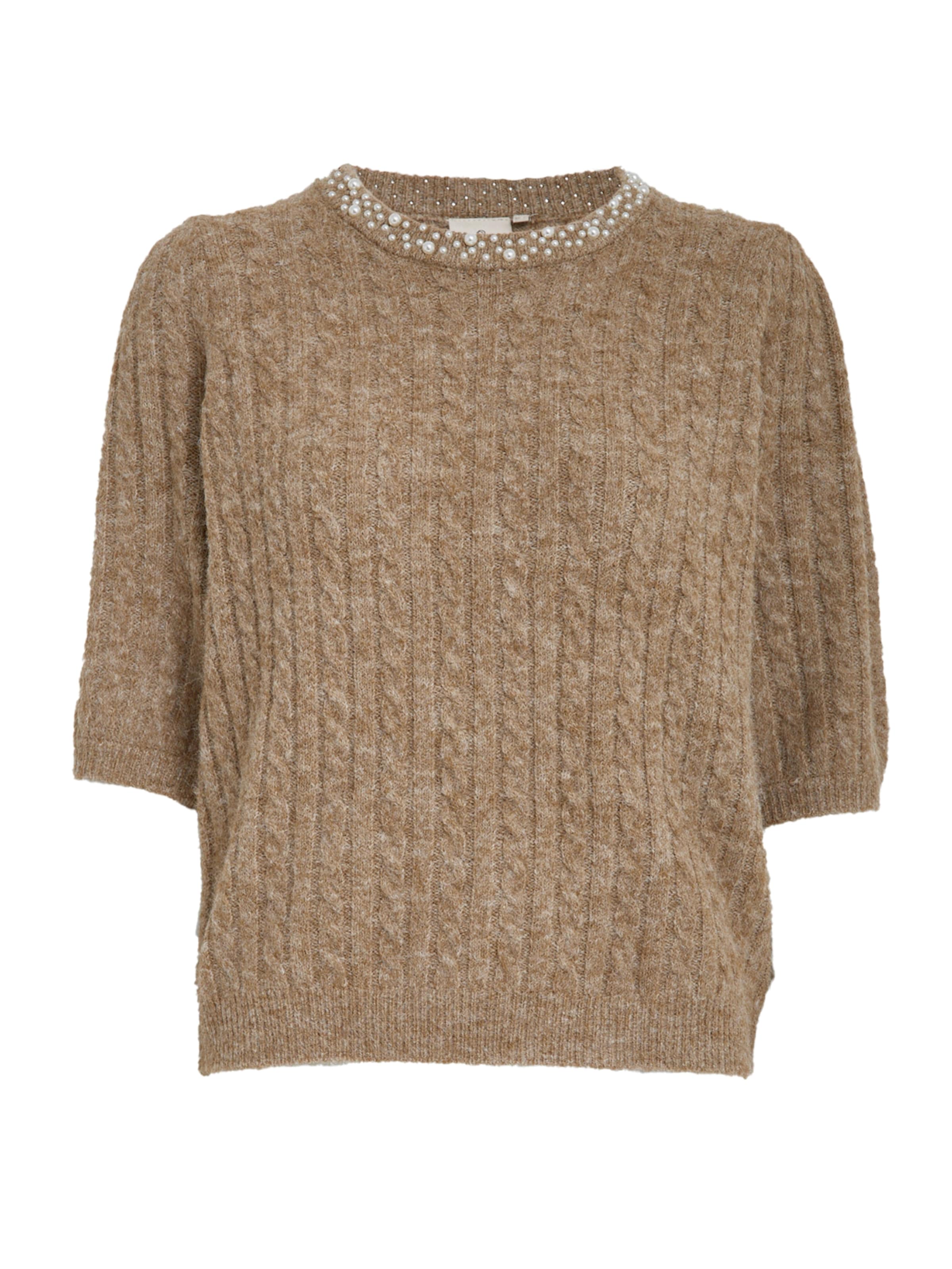 Peppercorn Pullover 'Kira' in Beige: Vorderseite