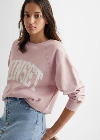 MANGO TEEN Sweatshirt 'Sunset' i pink