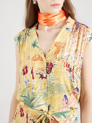 King Louie Blouse 'July Serafini' in Yellow