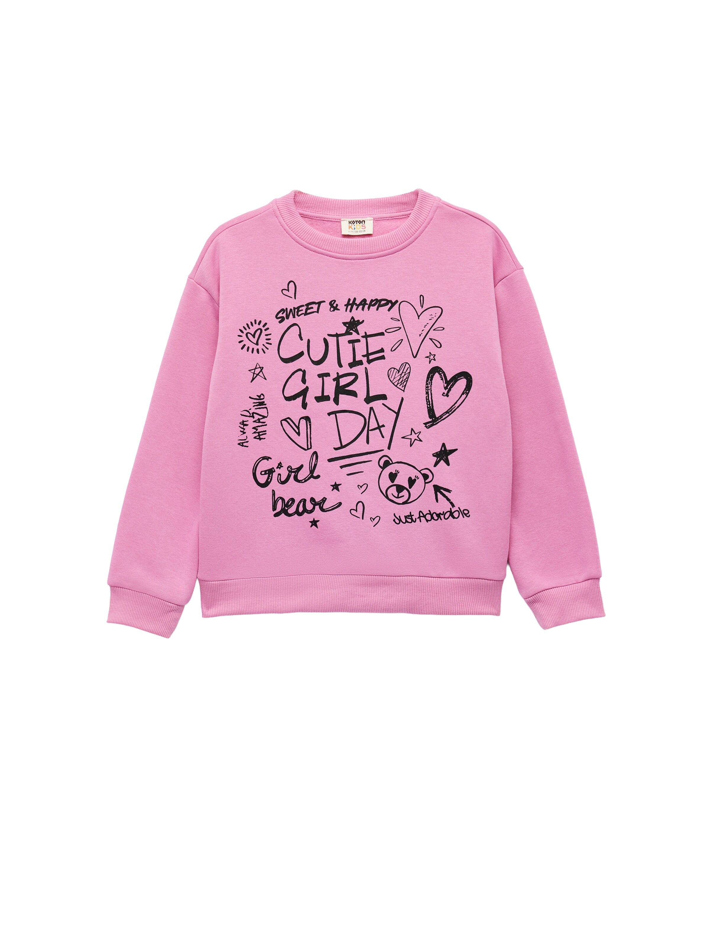 Koton Sweatshirt in Pink: Vorderseite