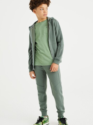 WE Fashion Tapered Broek in Groen