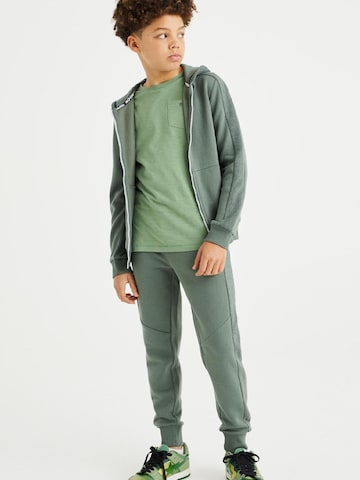 Effilé Pantalon WE Fashion en vert