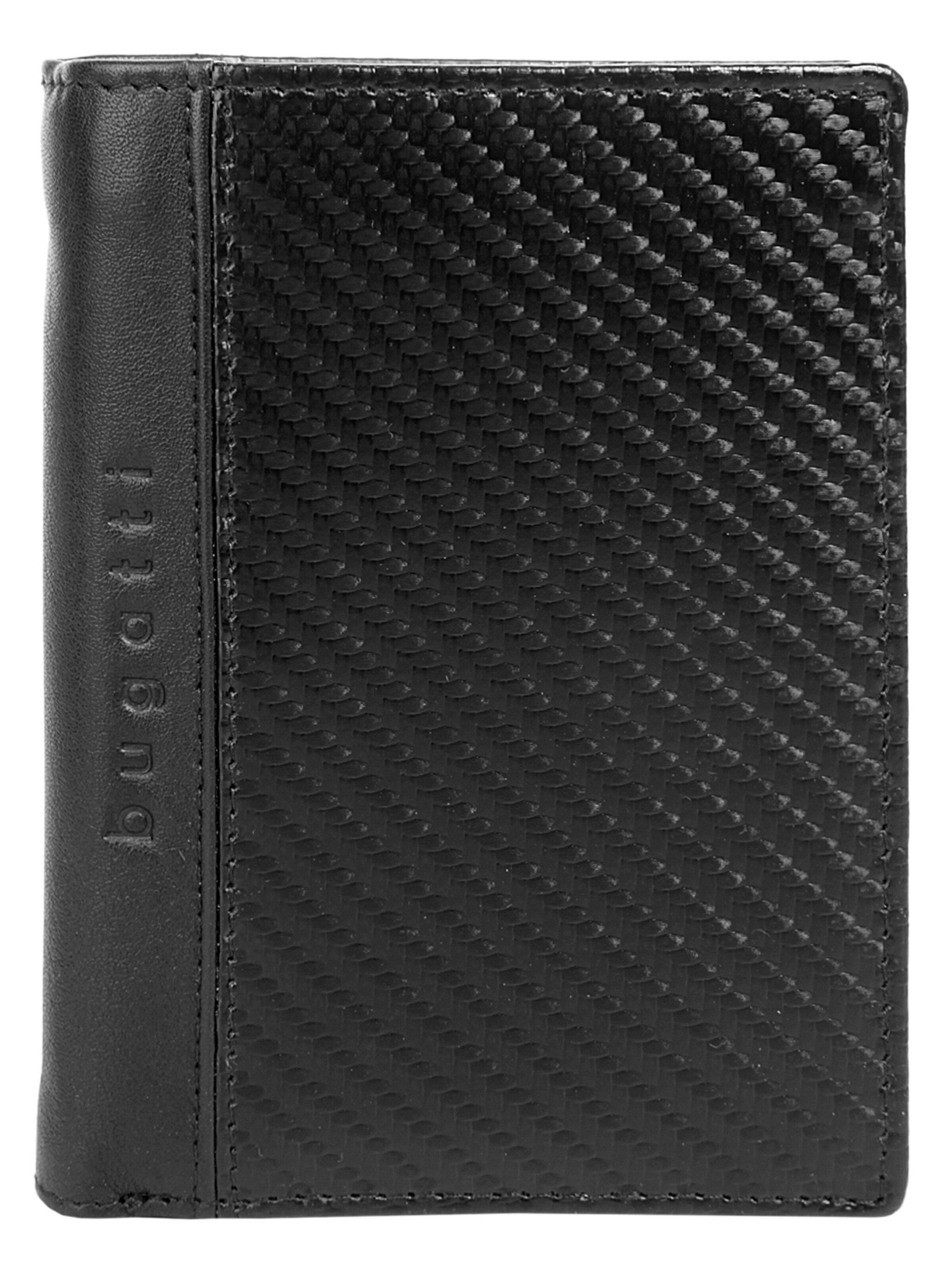 bugatti Wallet 'COMET' in Black: front
