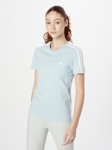 T-shirt 'Essentials' ADIDAS SPORTSWEAR en bleu : devant