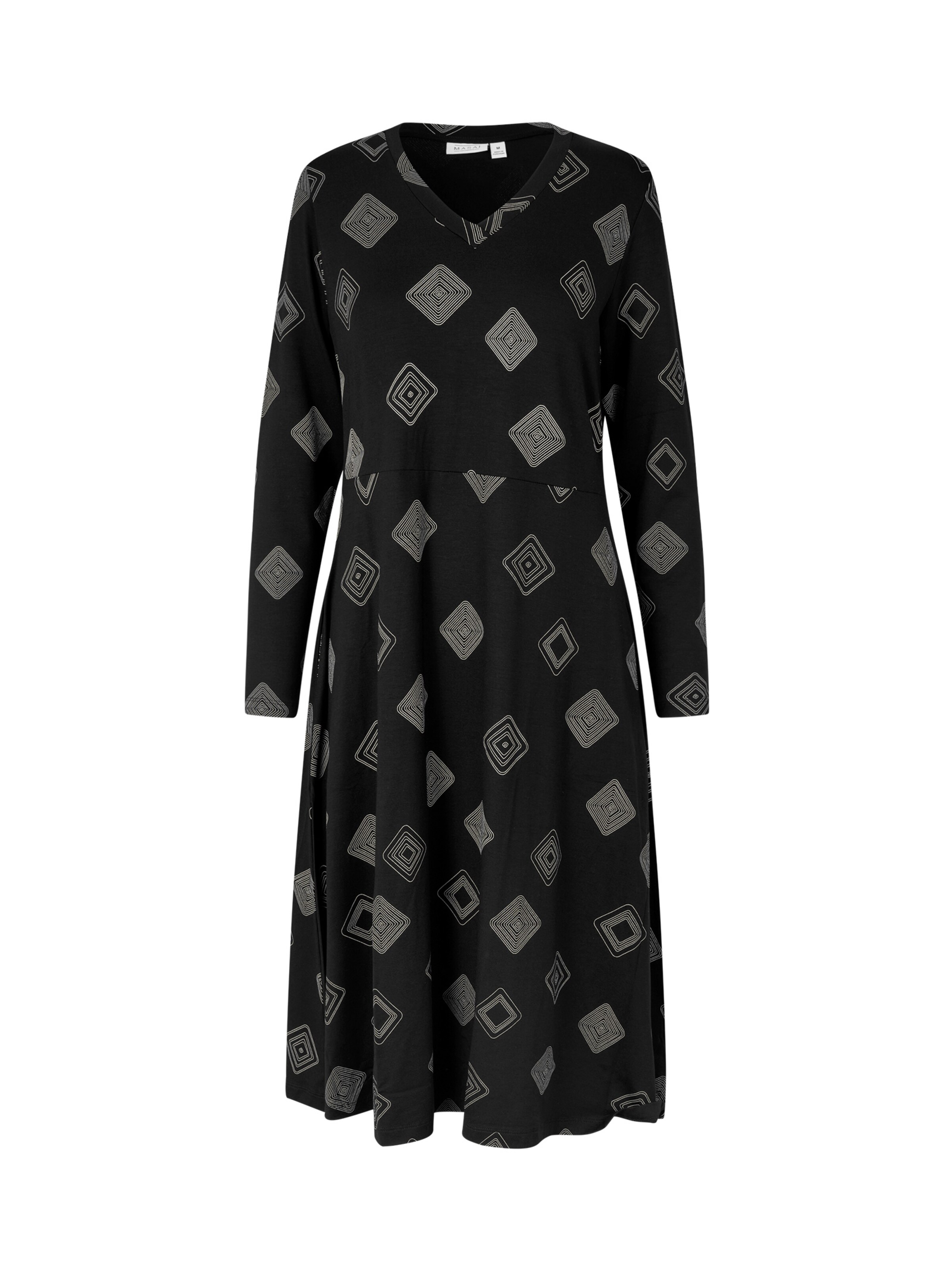 Masai Jurk 'Natsuko' in Zwart: voorkant