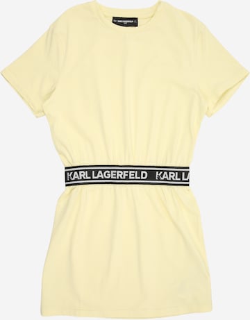 Karl Lagerfeld Рокля в жълто: отпред