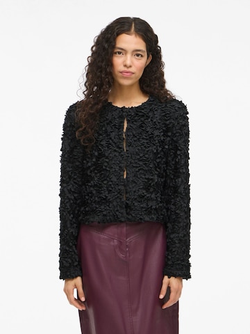 Cardigan 'VIRosie' VILA en noir : devant