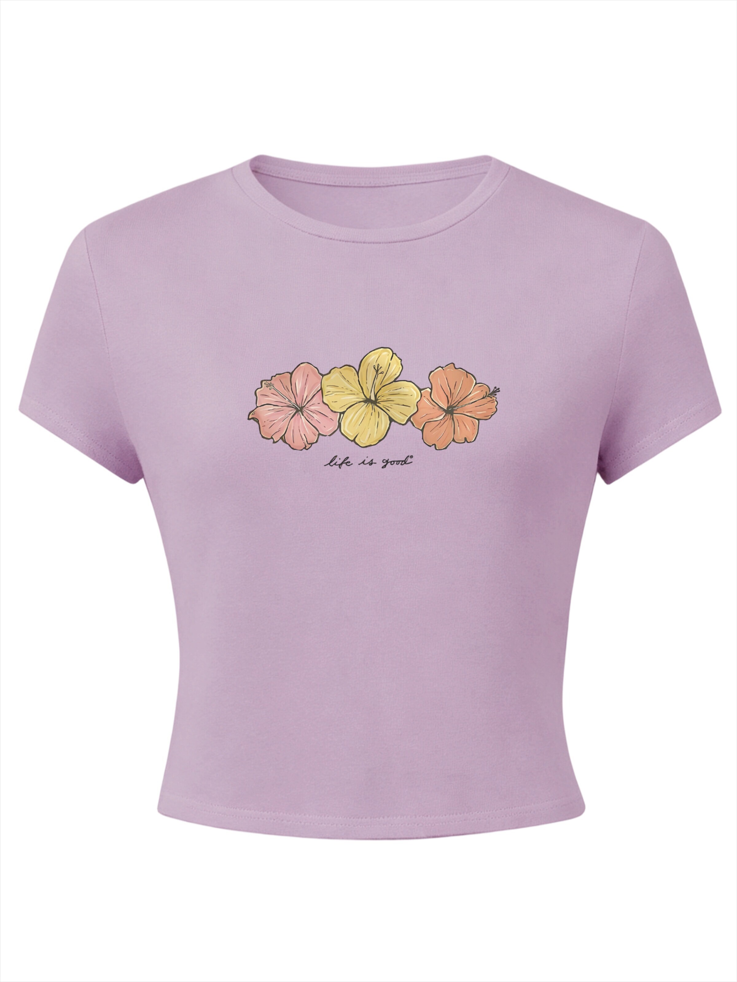 GORHEY Shirt in Lila: voorkant