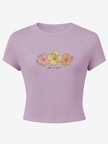 GORHEY Shirt in Lila: voorkant