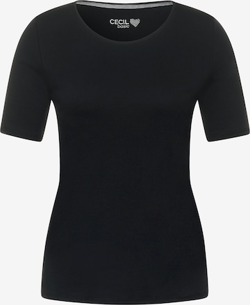 CECIL - Camiseta 'Lena' en negro: frente