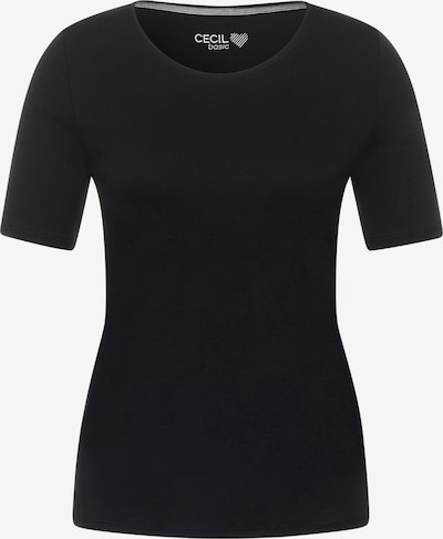 CECIL T-shirt 'Lena' en noir, Vue avec produit