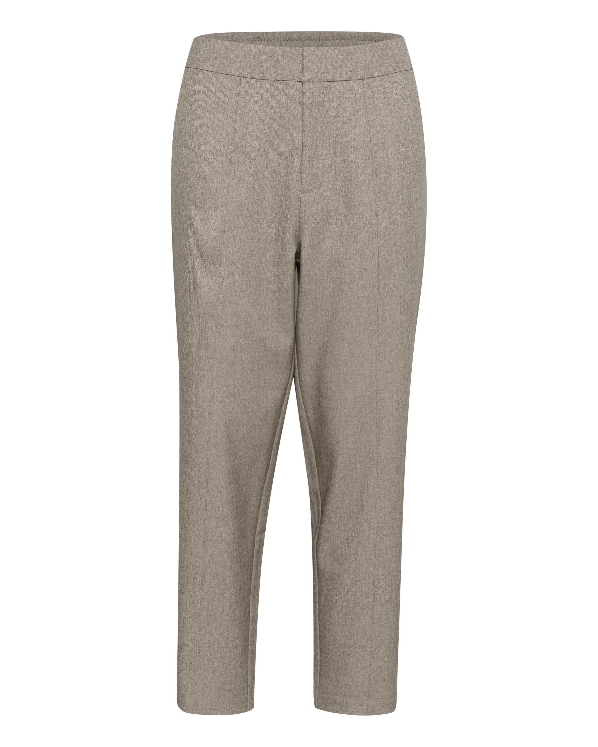 Kaffe Regular Hose 'Tilla Cropped' in Beige: Vorderseite