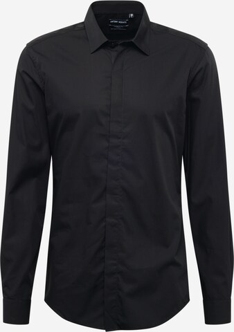 Regular fit Camicia di ANTONY MORATO in nero: frontale