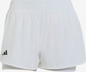 ADIDAS PERFORMANCE - Pantalón deportivo 'TENNIS CLIMACOOL 2IN1 MATCH' en blanco: frente