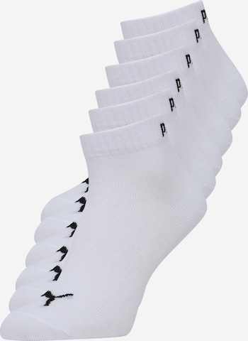PUMA Športne nogavice | bela barva: sprednja stran