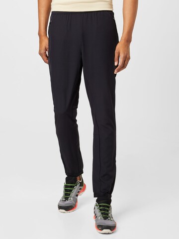 Rukka Tapered Outdoor Pants in Black: front