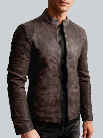 Crone Between-Season Jacket 'IVAR' in Brown