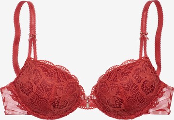 LASCANA Push-up BH in Rot: predná strana