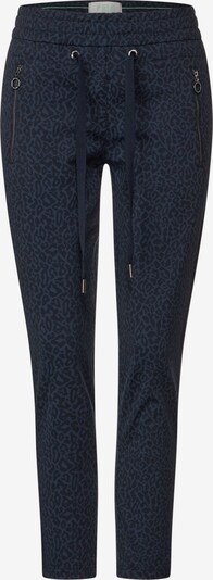 Pantaloni 'Bonny Leo Jacquard' STREET ONE pe albastru / negru, Vizualizare produs